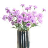 Manufacturer wholesale simulation silk flower home decoration wedding decoration flower material 5 carnations