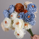 2021Artificial silk flower household wedding wedding hall soft outfit simulation peony flowers