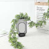 Vine green plant ceiling wall hanging green leaf plastic flowers wedding simulation Eucalyptus rattan