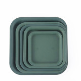 Square Root Control Gallon Bottom Support Breathable Drainage Plastic Flower Pot Tray