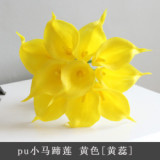 Pu Mini Hand simulation flower home decoration bottle flower photography props ornaments Calla Lily