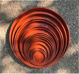 Round Shape Multi-Size Outdoor Plastic Saucer Colorful Indoor Pot Saucer Flower Pot Plastic Garden Home Plastic Plant Pot Saucer