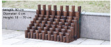 Hot Sale Durable Garden Decoration Outdoor Wood Fencing Anticorrosive Wooden Fence