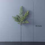 2021Wholesale simulation of green plant garden engineering indoor furnishings decoration masson pine leaves