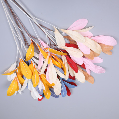 2021 Wedding supplies bouquet hotel banquet decoration fake flower loquat leaves