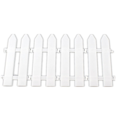 New Christmas Tree Decoration White Plastic Fence Courtyard Garden Fence Wholesale