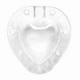 Wholesale Plastic Fruit Vegetable Mold Tool Garden Heart Shape Strawberry Mold Transparent Mold