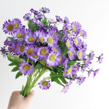 2021Silk flower home decoration bottle flower wedding ornaments artificial flowers 20 long stem daisies