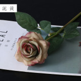 Home living room wedding bride bridesmaid holding a bouquet of flowers single branch simulation feel rose