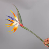 2021New large simulated flowerpot planted with flowers, bird of paradise, orchid