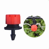 8-hole Drip Irrigation Adjustable Sprinkler Irrigation Device Red Dripper
