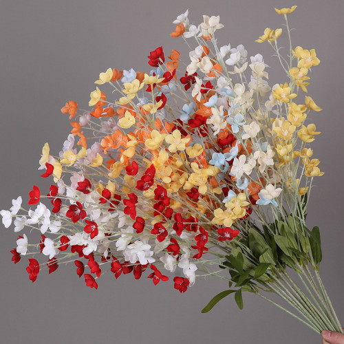 2021Simulated wind chime flower ins wind wedding hall ceiling decoration hotel home flower arrangement