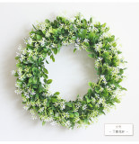 Horticultural simulation plant Wreath Christmas door decoration Wedding Decoration pendant Eucalyptus circle