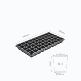High Quality 50 Holes Nursery Seedling Wholesale Plastic Trays Agriculture Seedling Trays Seedling Tray Plastic