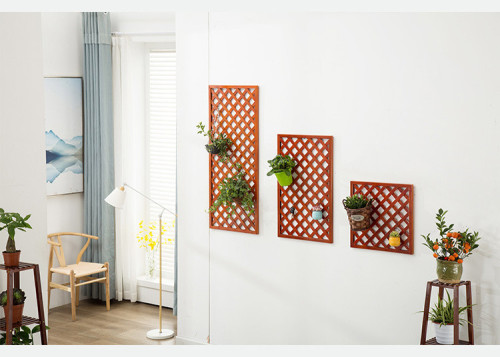 Hot Sale Bamboo Garden Fencing Climbing Plant Support Trellis Netting Hanging Wall Home Decoration Climbing Frames
