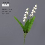 2021 Small Fresh Handfeel  Flower Home Decoration Piece Simulation Lilie of the Valley Plastic Flower