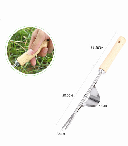 Household Weed Cleaning Shovel New Soil Loosening Root Lifter Seedling Removal Shovel Manual Weeding Gardening Tool
