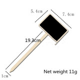 High Quality Decorative Wooden Chalkboard Plant Label Stakes Plant Labels Garden Small Blackboard