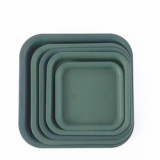 Square Root Control Gallon Bottom Support Breathable Drainage Plastic Flower Pot Tray