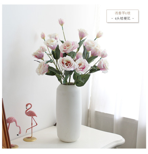 4 head simulation flower premium silk flowers home decoration wedding wedding bouquet