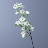 New simulation 2  medlar flower  silk flower living room table display of soft decoration engineering plastic flower who