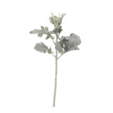 Silver leaf chrysanthemum flower arrangement material wedding home vase flower arrangement simulation silver Forsythia leaf
