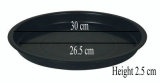 Black Thick Plastic Flowerpot Drip Tray Plant Pot Saucer Flowerpot Chassis Tray For Fleshiness Planter Garden Balcony