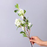 2021New simulation with leaf osmanthus branch home decoration bottle flower artificial green plant