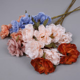 2021 simulated Furong peony wedding set silk flower wedding decoration fake flower home furnishings