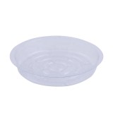 5 Pack of  6 Inch Clear Plastic Plant Saucers for flower pot