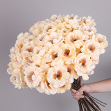 Simulated gardenia hibiscus  home furnishings wedding supplies decorative silk flowers artificial flowers rose flowers
