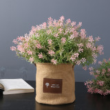 Artificial flower factory home flower arrangement with grass wedding simulation seven fork rice grass