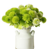Home furnishing table decoration bottle flower shop small ornaments fresh single branch simulation flower grass ball