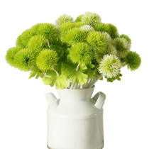 Home furnishing table decoration bottle flower shop small ornaments fresh single branch simulation flower grass ball