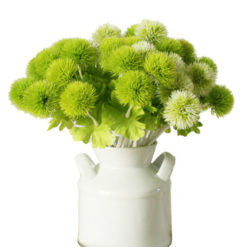 Home furnishing table decoration bottle flower shop small ornaments fresh single branch simulation flower grass ball