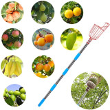 Durable Popular Garden Outdoor Adjustable Stainless Steel Fruit Picking Machine Fruit Picking Tools Fruit Picker