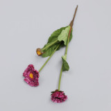 2021Factory Hot Sell 3 leads Artificial Gerbera Daisy Silk Flowers For Home Decoration