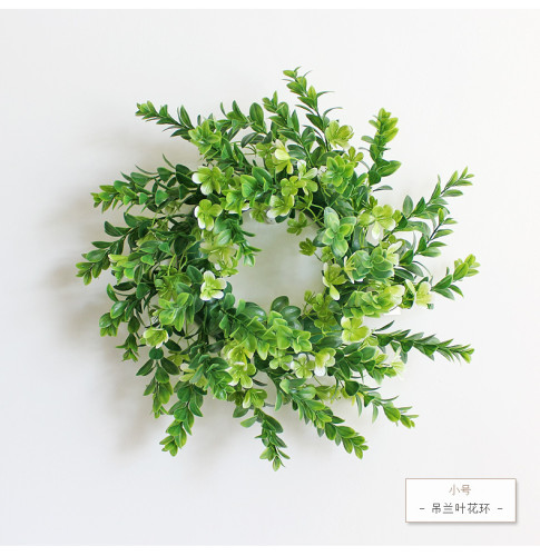 Horticultural simulation plant Wreath Christmas door decoration Wedding Decoration pendant Eucalyptus circle