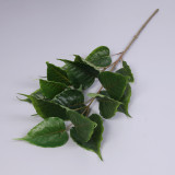 2021Simulated hand feel simulated green plant Bodhi leaf home indoor living room decoration artificial flower