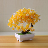 Wholesale Decorative Plastic Trees Home Decorations  Pot Plant Small Shapes Plastic Bonsai Tree