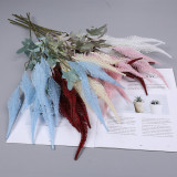 Artificial Grass Potted Plant,Artificial Dogtail Grass in black Pot Natural Artificial Plants for Home office decoration