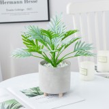 Potted Nordic style home decoration decoration turtle back new iron 5 Head simulated green plant