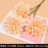 Wedding hall road guide decorative flower home beauty Chen fake flower table tennis chrysanthemum simulation Melaleuca lotus