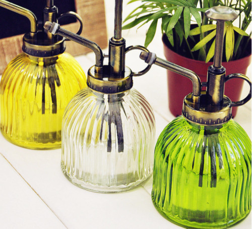 Vintage Style Glass Plant Spray Bottle Small Watering Cans Indoor for Succulents Indoor Plant