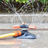Automatic Rotating Sprinkler With Ground Rod Base Garden Agriculture Yard Lawn Grass Irrigation Watering Nozzles