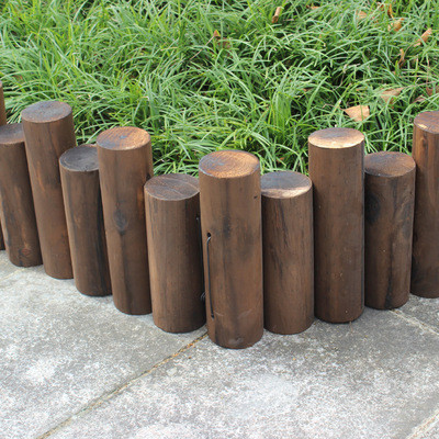 Hot Sale Durable Garden Decoration Outdoor Wood Fencing Anticorrosive Wooden Fence