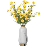 18 simulated lilac chrysanthemum silk flower wedding dress up artificial flowers and bottle flowers on the home table
