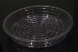 8 Inch Clear Plastic Plant Saucers Set of 5 Durable Drip Tray for Garden and Indoor Decoration