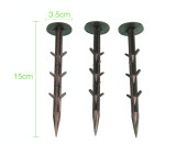 Wholesale Black Color Garden Plastic Peg High-quality  Gardening Fixing Tools Outdoor Plastic Gardening Ground Nail