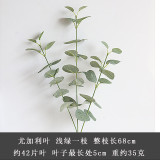 2021Imitation flower eucalyptus leaf silk flower green leaf green plant home decoration bottle flower